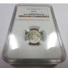 1936 Ngc Ms62 - Canada Silver Ten Cent 10c Coin  58727a