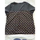 Ladies Smiley Face Santa Scrubs