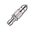 Heavy Duty Sewer Jetter Nozzle 5000 Psi For 14 Pressure Washer Drain Cleaning