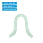 240pcs Quilling Strips Paper 3mm X 39cm Origami Paper Mint Green