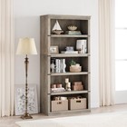 5-tier Bookcase Bookshelf Open Shelf Storage Rack Magazine Organizer For Display