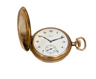 Elgin Gold-filled Men s Pocket Watch Hunter Case  Size 18