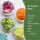 Stainless Steel Vegetable Spiralizer - 5 Blade Zucchini Noodle Maker - Industria