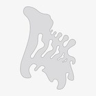 Freehand Shield  2 - Reusable Airbrush Stencil Template