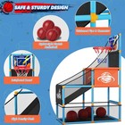 Arcade Basketball Game Set Boy Toys  Indoor Hoop With Medium  Blue