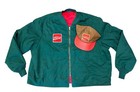 Vtg Riverside Coca Cola Delivery Driver 3xl Green Jacket   L Hat See Description