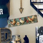Vintage Rooster Metal Tin Sign  3d Relief Wall Sculpture For Home Bar Cafe Decor