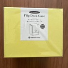 Pokemon Center Original Leather Flip Deck Case Pikachu Yellow