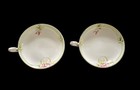 Set Of 2 Vintage Hand Painted 4-5 8    Nippon Nappy Bone China Handles Excellent