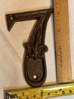 House Number 7 For Outside Cast Iron 4 5    