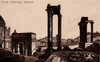 1880 s The Forum Rome Italy Photo-lithographic Jersey Coffee Trade Card