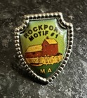 Vintage Massachusetts Souvenir Travel Pin Lot Gloucester Rockport Cuttyhunk Ise
