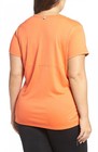     nike Miler Womens Plus Size Running Shirt Orange 747056-842 Size 2x Nwt  42 00