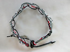 Anklet Natural Macrame Braided Hemp  Adj Unisex 12  Eco Friendly  Usa Seller New