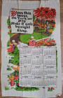Vintage Pure Linen Calendar Towels  multiple Years Available   you Pick 