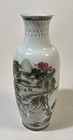 An Antique Chinese Famille Rose Eggshell Porcelain Vase  Qianlong Mark
