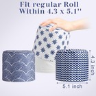6 Pcs Decorative Toilet Paper Roll Cover Fit Regular Roll Within 4 3 X 5 1      