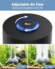 Ultra-quiet Fish Tank Air Pump 3w 6w 10w With Dual Outlet For Up To 200 Gallon