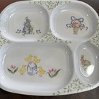 Pottery Barn Loveshackfancy Easter Baby Feeding Set Melamine Plate  Bowl  Spoon