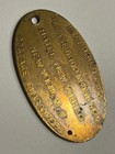 Antique New Yorker Hotel Key Fob Chain Tag Brass Ornate Historic Rare Ny Usa