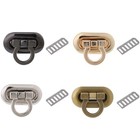 New Metal Clasp Turn Lock Twist Lock For Diy Handbag Craft Bag Purse Hardware