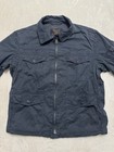J Crew Mens A 22 Military Grade Type G38 Field Jacket Faded Navy Size Large