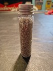 White Silver Glass Seed Beads Tube Beads 2-2 9mm Lot Of 11 Vials 2 Oz Each 