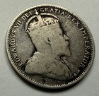 1910 Canada Silver 25 Cents  King George Canadian Coin 