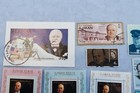 Set Of 12 Commemorative Stamps British Prime Minister Winston Churchill 