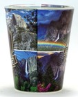 Yosemite California National Park 8 Windows Shot Glass