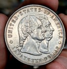 1900 Lafayette Commemorative Silver Dollar  avidly Pursued Key Date Commem Toned