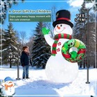 7 Ft Inflatable Christmas Decorations  Large Holiday Inflatable Snowman Outdo   