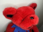 Liquid Blue Grateful Dead Dancing Bear Plush Red Blue Collar Collectible 12   