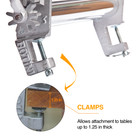 Botini Manual Dough Roller Press With Clamp For Pasta  Noodles  Bread   Pizza