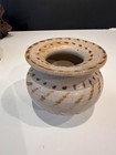 Vintage Studio Pottery Bud Vase Signed Gw Hand Thrown Stoneware Art Pottery