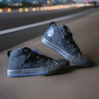 Converse Youth Junior Street Mid Black Hyper Royal Sneakers 660865f Sz Us 13 Euc