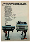 1972 Vintage Print Ad At t Bell Co If It Costs 46  Car Telephone Truck Repair