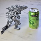 3d Printed Articulated Godzilla Figure - Dual Color Silver black - Highly Detail