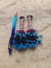 Kuchi Tribal Tassel Components Pair Unfinished Boho Tassel Ends  20545 