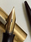 Eversharp Skyline Fountain Pen   Pencil 14k Ygf Box Set 14k Nib Lever Fill 1940s