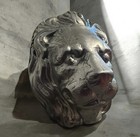 Late 19th Century Pewter Lion Snuff Box By Edwin Blyde Of Sheffield  England 