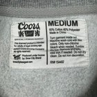 Coors Vintage Design Mens Crewneck Sweatshirt Medium Grey