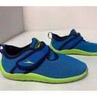 Speedo Toddler Blue Lime Green Water Shoes Aqua Socks  Size L 9 10