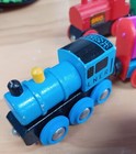 12 Pc Lot Brio Train Engines And Cars Assortment