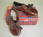 Vintage Buster Brown Leather Shoes New In Box  6 C
