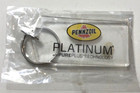 Old New Stock Pennzoil Adver  Platinum Clear Key Chain - Pure Plus Technology Ne