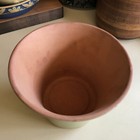 Adam Ceramics Spring Green Round Flared Terracotta Planter Usa
