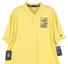 Mens Poker Themed Polo Shirt Xl Yellow Wsop Las Vegas Casino Gambling Card Shark