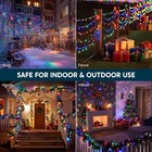 Led String Lights 99ft 300 Leds Fairy Lights Plug In Dimmable Outdoor Tree Light