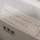 Chanel Beaute Vip Gift Snow White Bow Chain Crossbody Card Pouch With Box